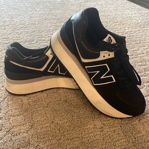 New Balance tennis shoes.